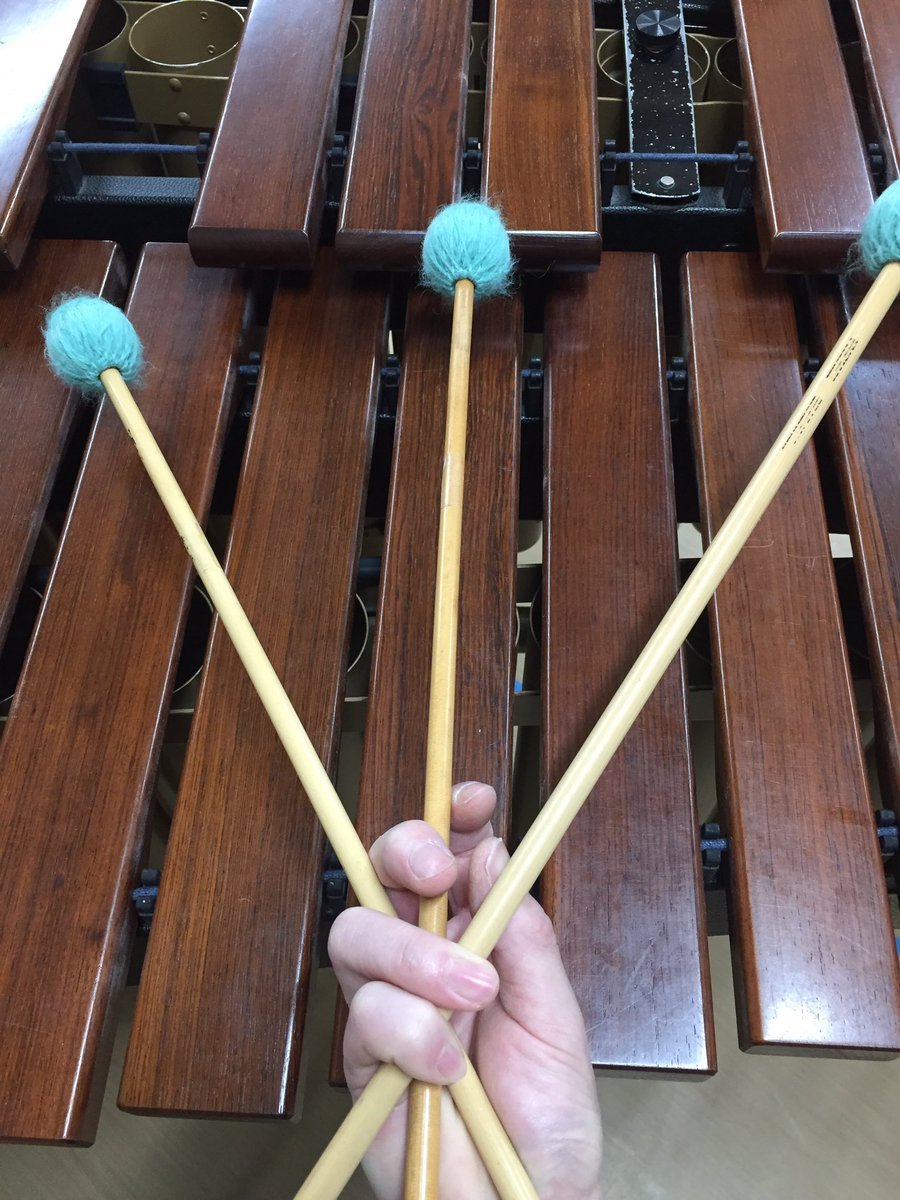 数件ご質問をいただいたので6本マレットの持ち方講座！ まず3本この