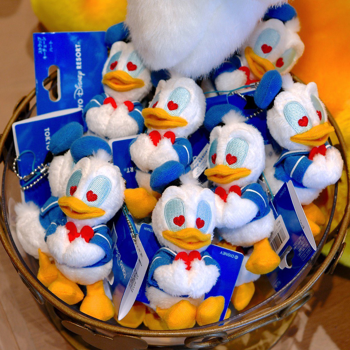 5種類の表情がかわいい☆ 東京ディズニーリゾート ドナルドぬいぐるみ