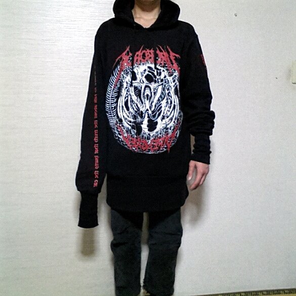 DIR EN GREY UROBOROSツアーのプルオーバーパーカー！ SIZE：L 袖長い