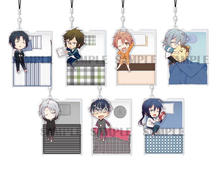 2016年12月発売予定・アイドリッシュセブン おやすみアクリル