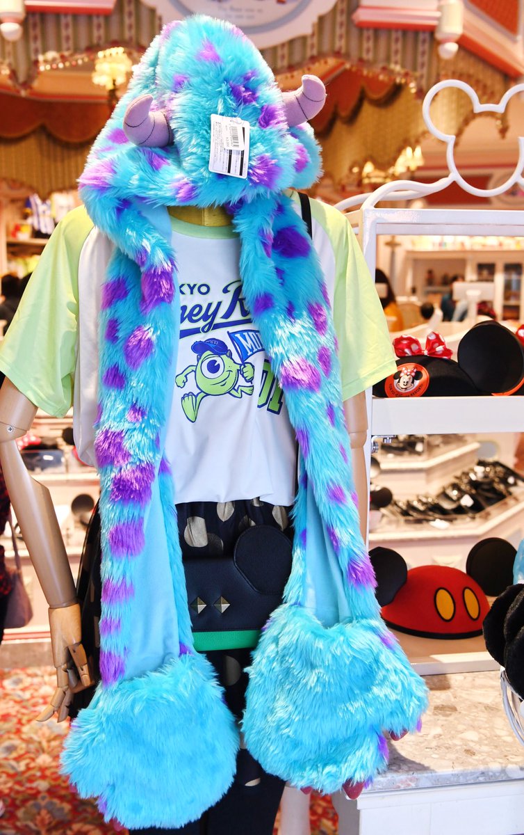 美品モンスターズインクサリーマフラー帽子 美品サリー ファン