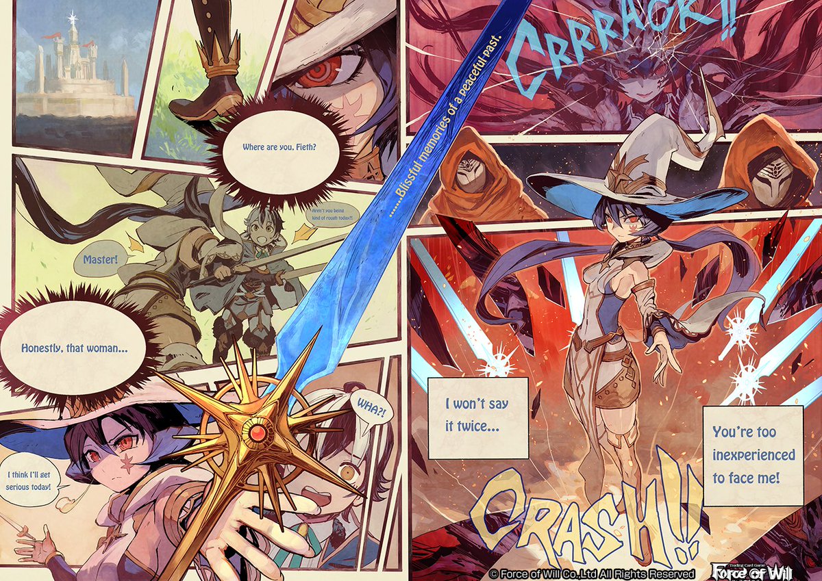 Force of Willの自分がデザイン担当しました「ゼロ」に関する漫画描き