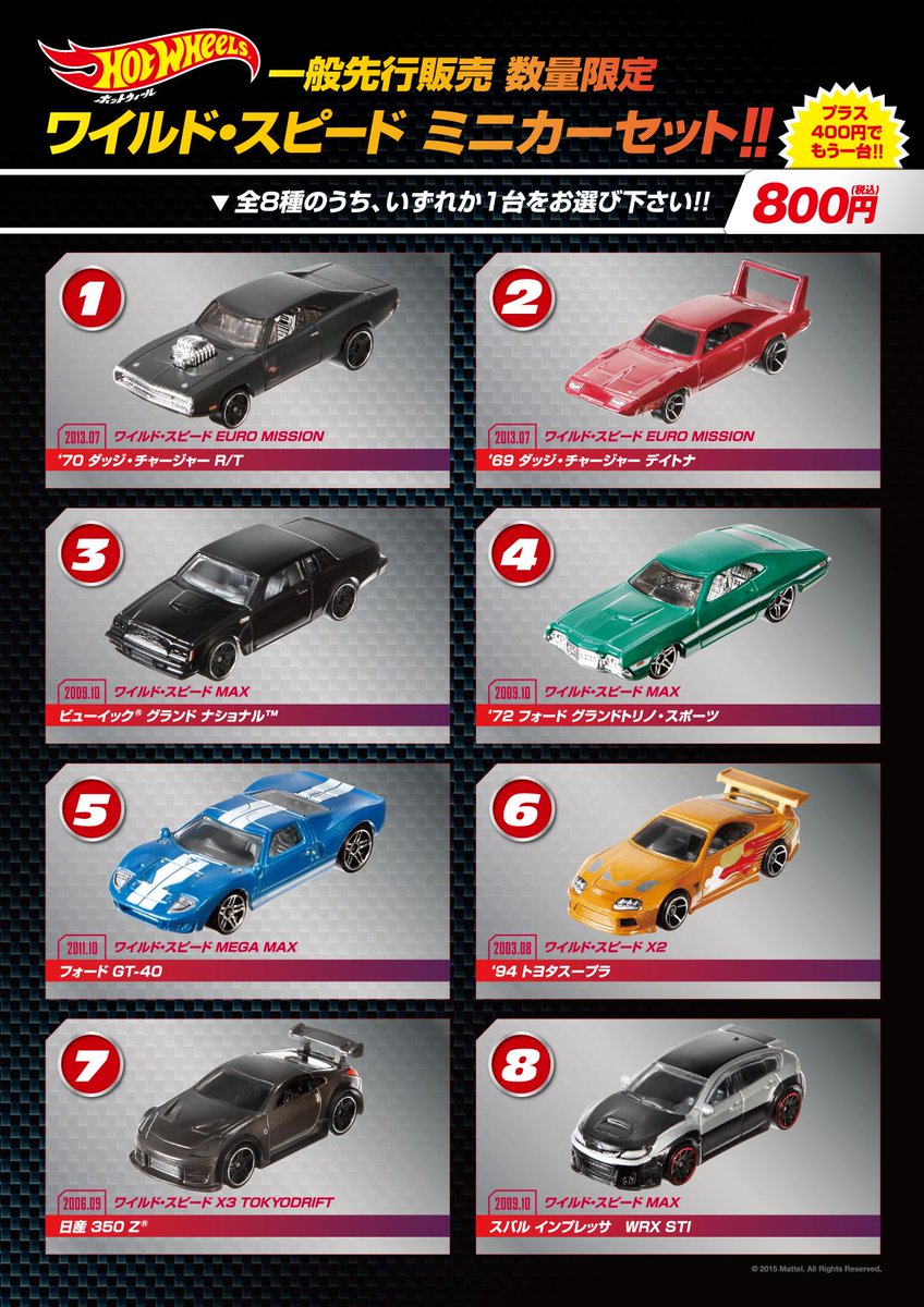 ワイルド・スピード SKY MISSION』4/17公開を記念して「ワイルド