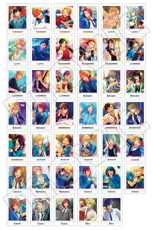 あんさんぶるスターズ！』の「ぱしゃこれ IDOL SHOT Ver.3／OFF SHOT