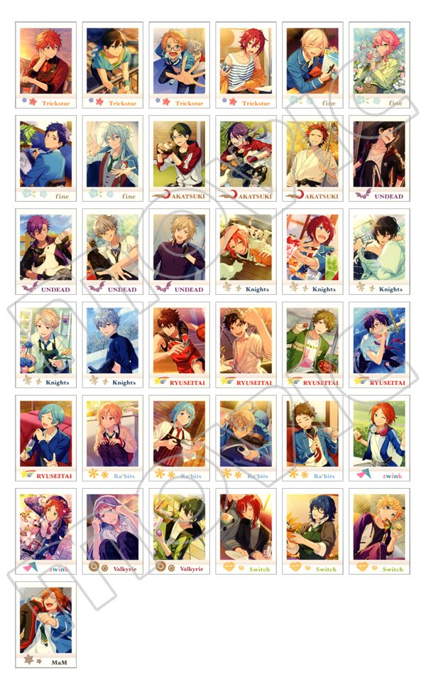 あんさんぶるスターズ！』の「ぱしゃこれ IDOL SHOT Ver.3／OFF SHOT