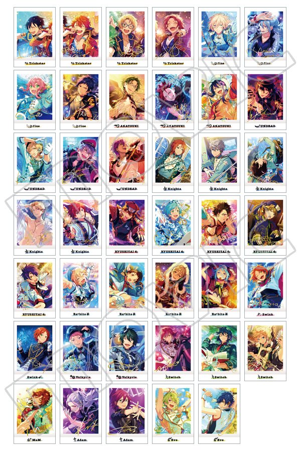 あんさんぶるスターズ！』の「ぱしゃこれ IDOL SHOT Ver.3／OFF SHOT