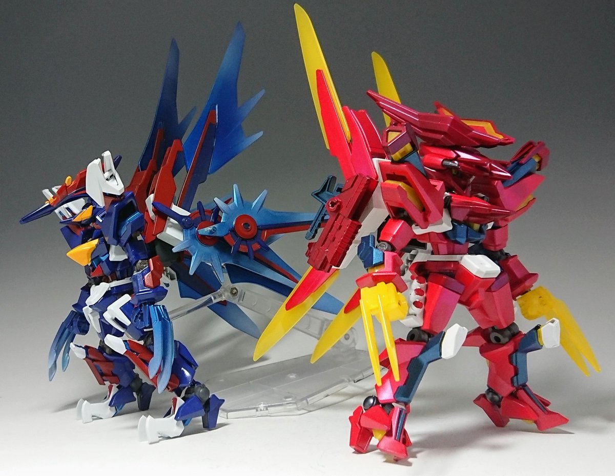 ダンボール戦機 #LBX #ディ・レギウディア #ドットブラスライザー 〆は
