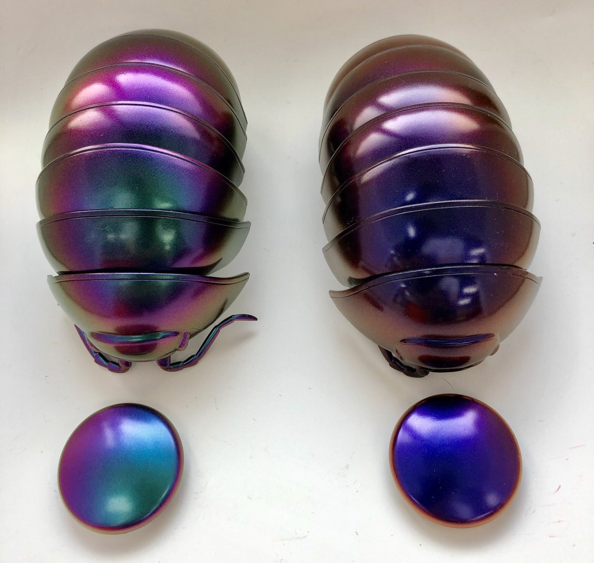 ワンフェス夏で販売する新色の偏光カラー。画像だとわかりにくいですが