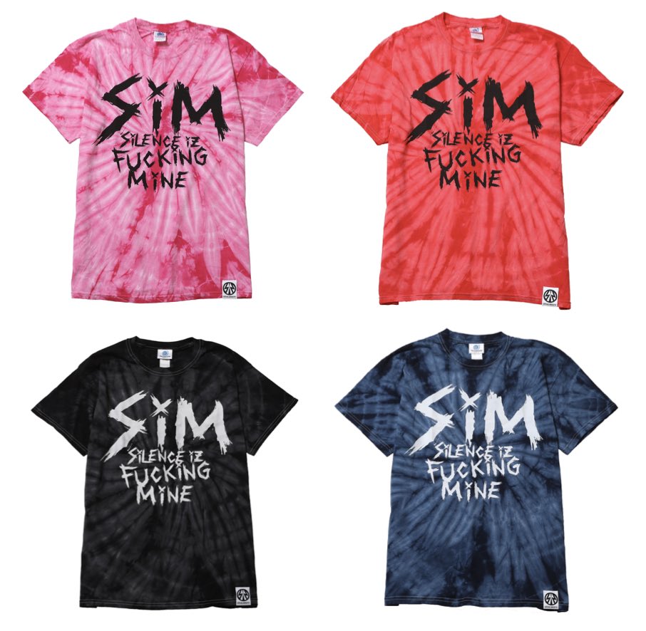 NEW MERCH】 “SiM” タイダイTシャツ、”MELTDOWN” Tシャツが新登場