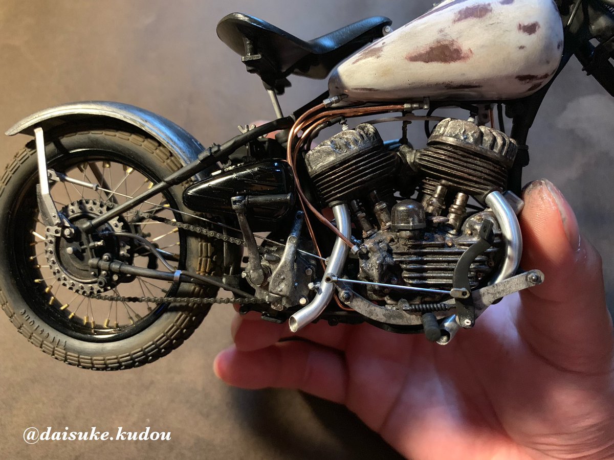 ERTL 1/9 Harley Davidson WLA-750 #plasticmodel #scalemodel #harley