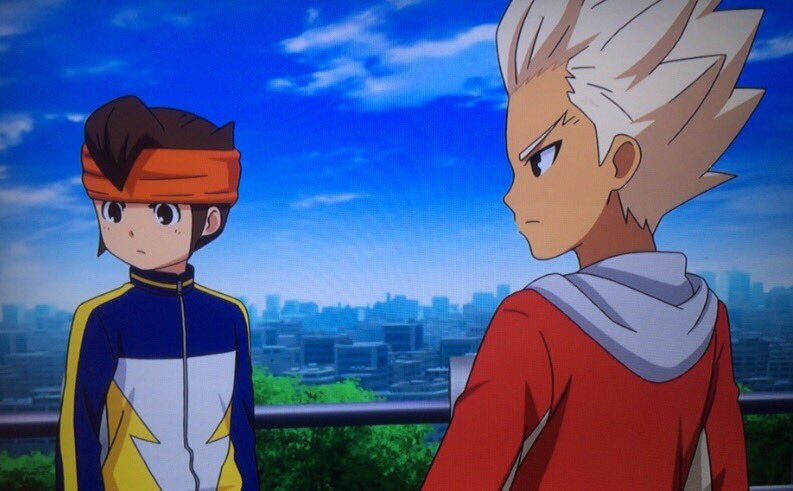 円堂と豪炎寺 この二人が稲妻町の鉄塔の下で 話してるシーンを見るだけ