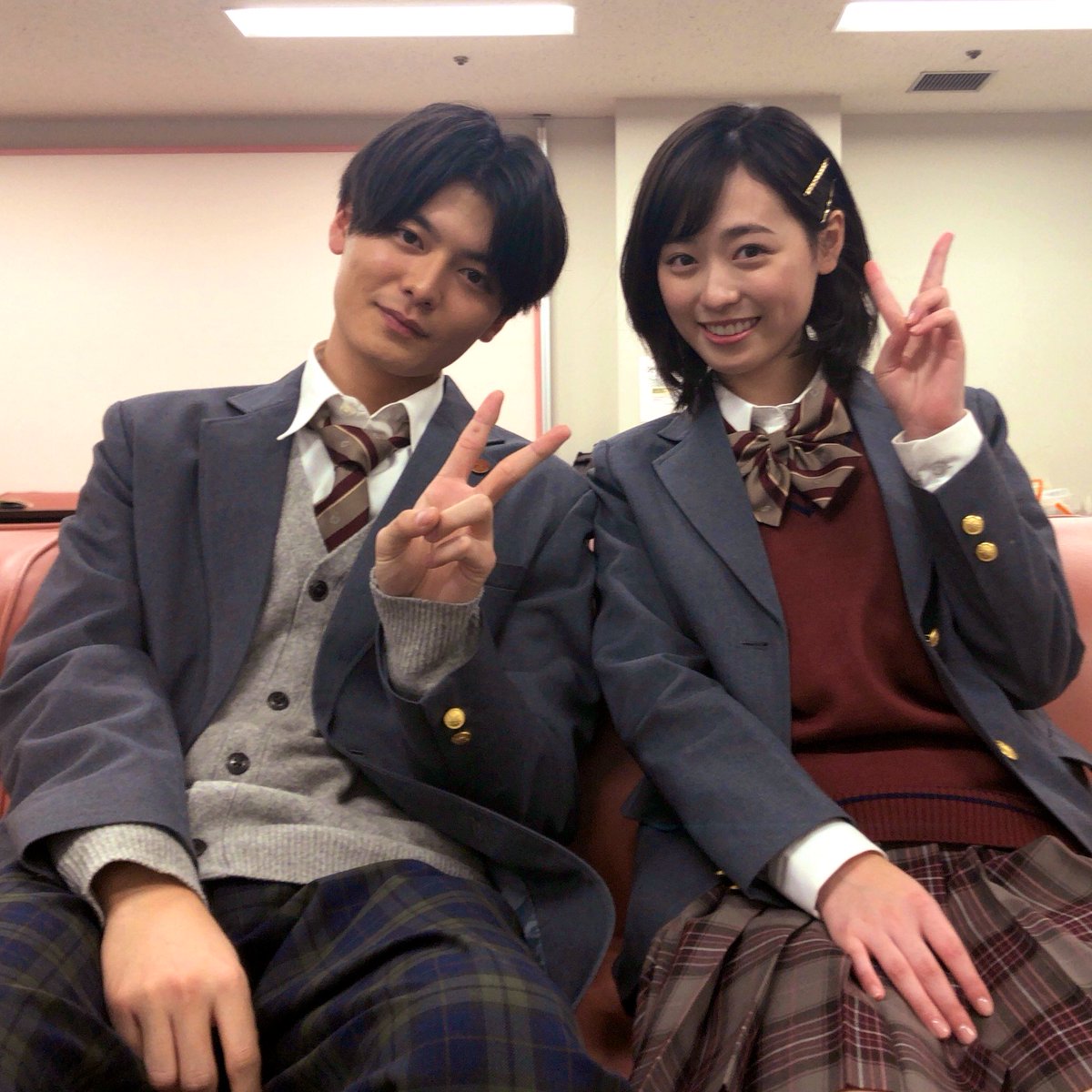 今夜10時はゾクゾクタイム👨‍🏫 #福原遥 #三船海斗 #3A