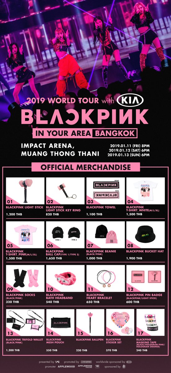 BLACKPINK 2019 WORLD TOUR [IN YOUR AREA] BANGKOK with KIA Official