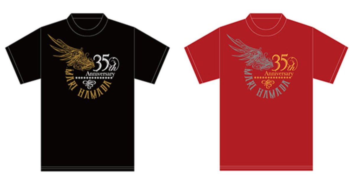 浜田麻里「35th Anniversary記念ロゴTシャツ 先行販売のお知らせ」(MF