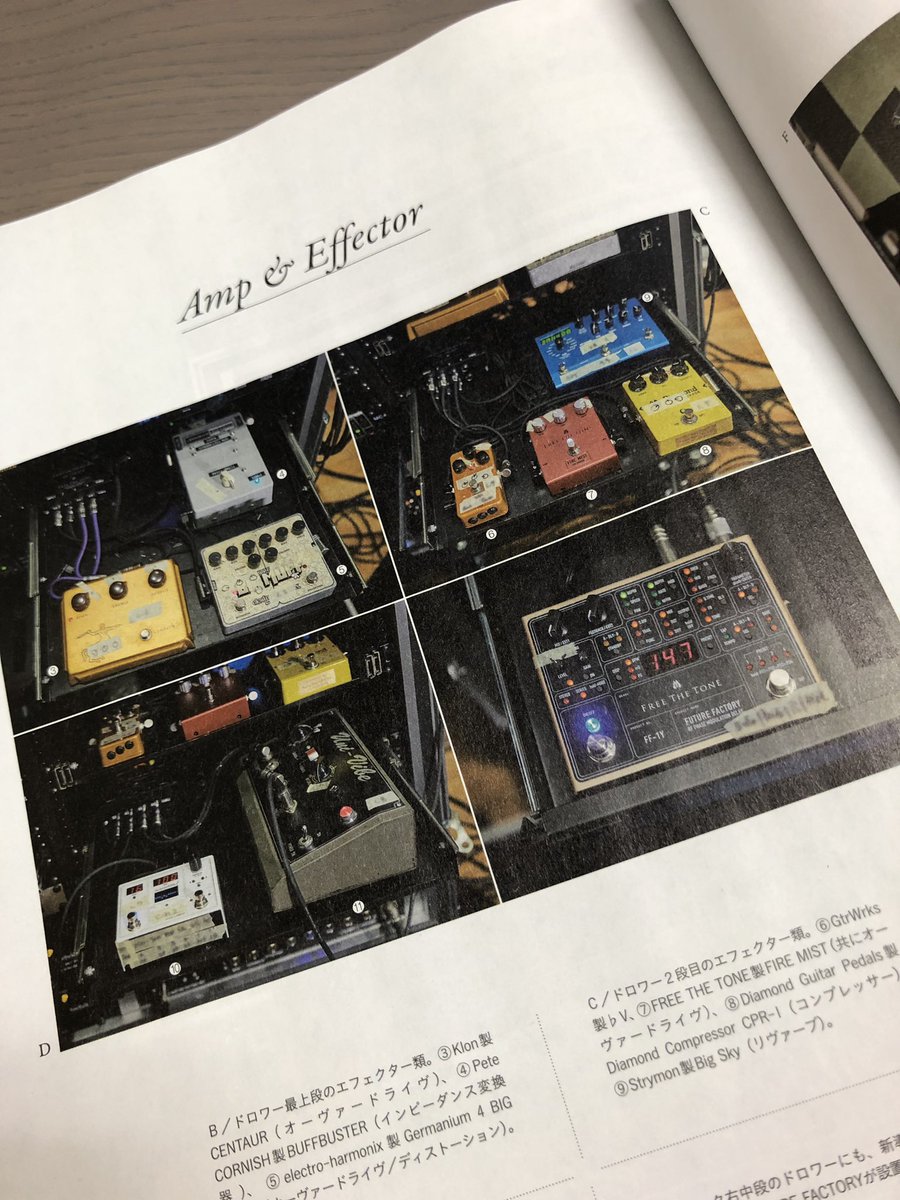 今月発売のギターマガジン 3月号で、kenさん@CHLionRagbaby (L'Arc〜en