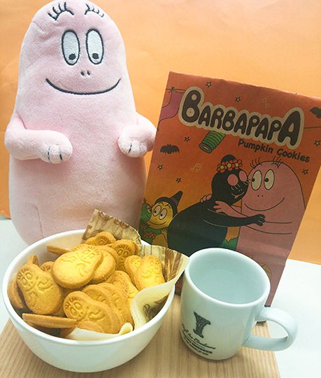 ハロウィン限定のバーバパパクッキー🍪クッキーの形もしっかり