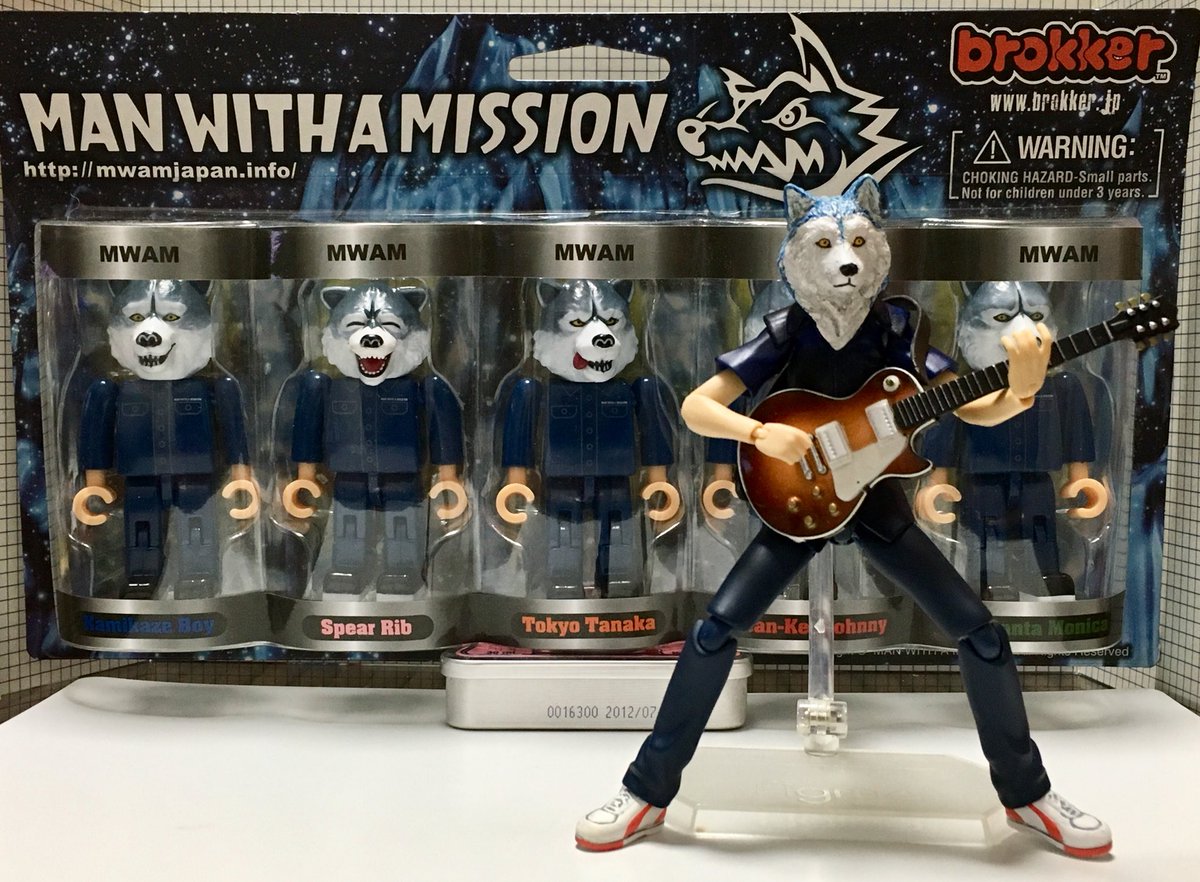 MAN WITH A MISSION のbrokkerフィギュアです。 figma改造の際に、これ