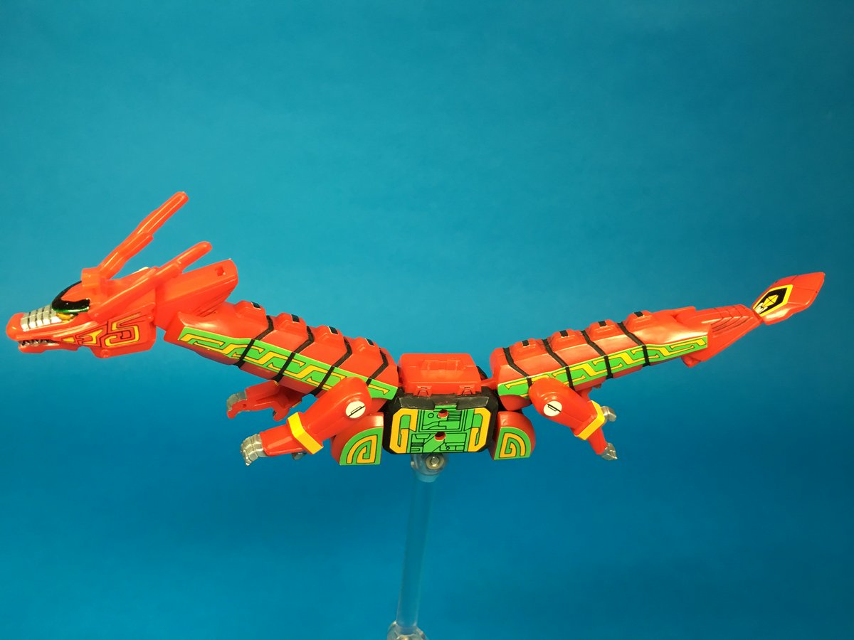 五星戦隊ダイレンジャー」ミニプラ天空気殿セットより「龍星王