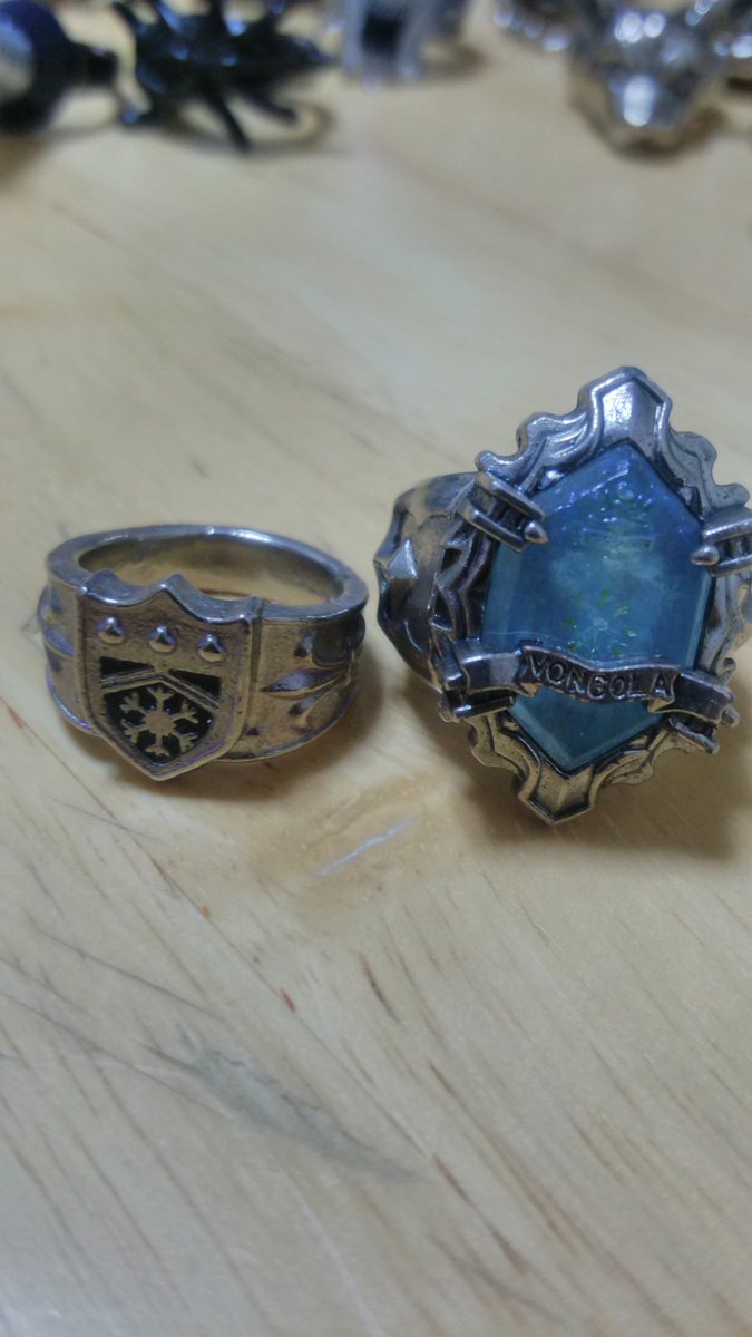 ミニプラじゃないけど 昔リボーンの雪のニューボンゴレリングを自作