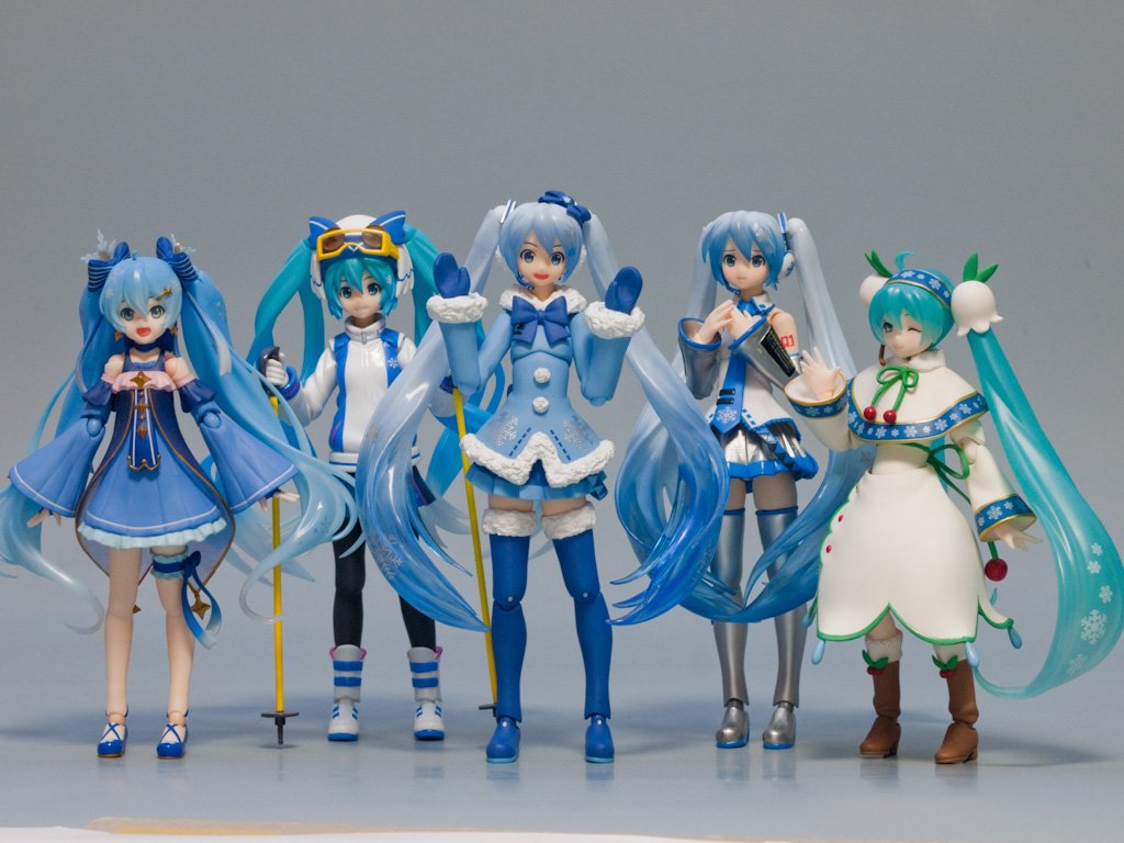 ふわふわコートver. figma 雪ミク