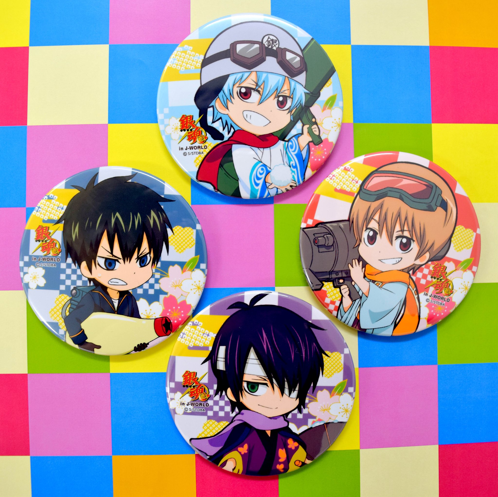 銀魂 キャラバッジコレクション 坂田銀時 幼少期 缶バッジ 銀時 銀魂