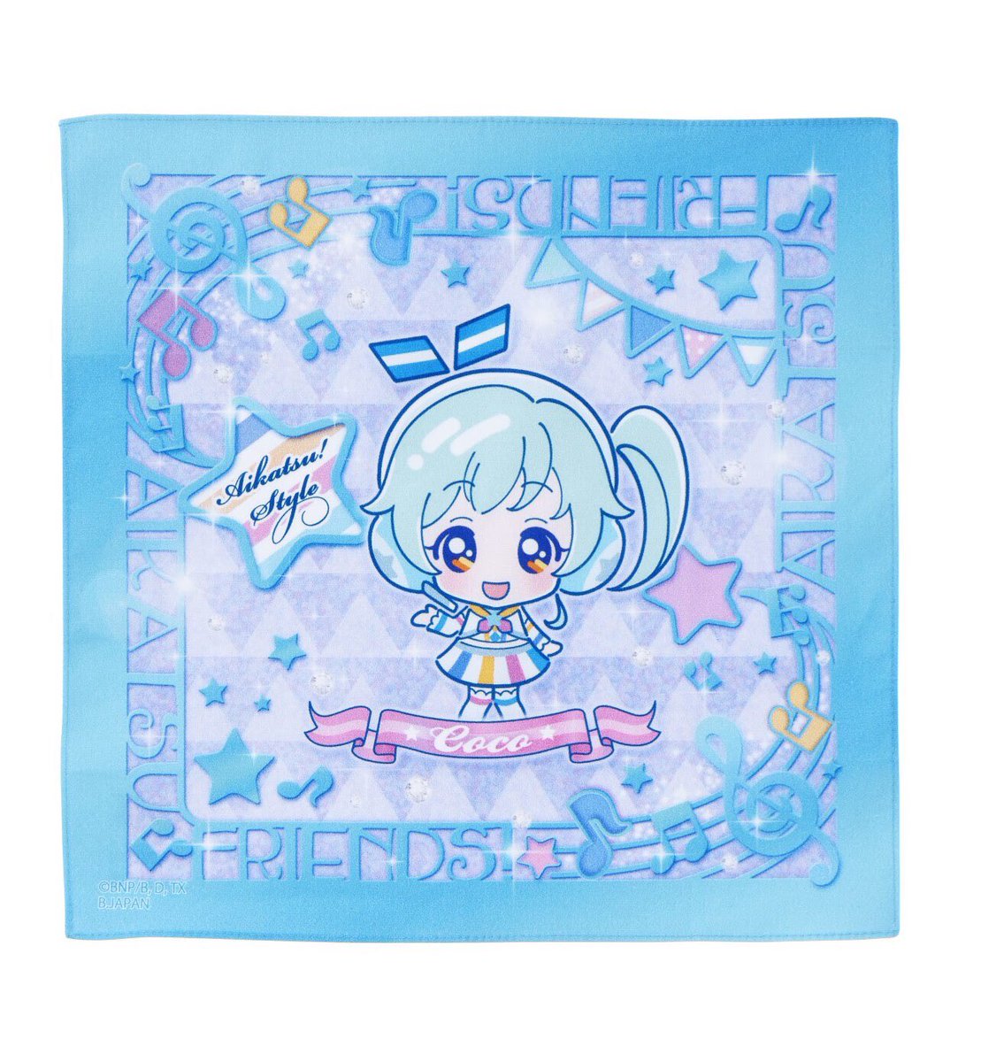 新発売】アイカツ！スタイル💖8月11日(土)店舗限定SD柄ハンカチに