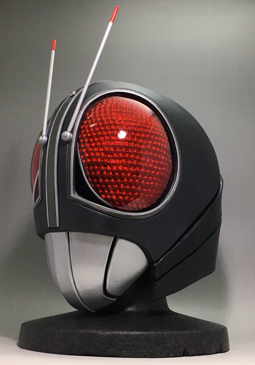 フルスクラッチ1/1 仮面ライダーBLACK RXマスク Ver.2完成しました