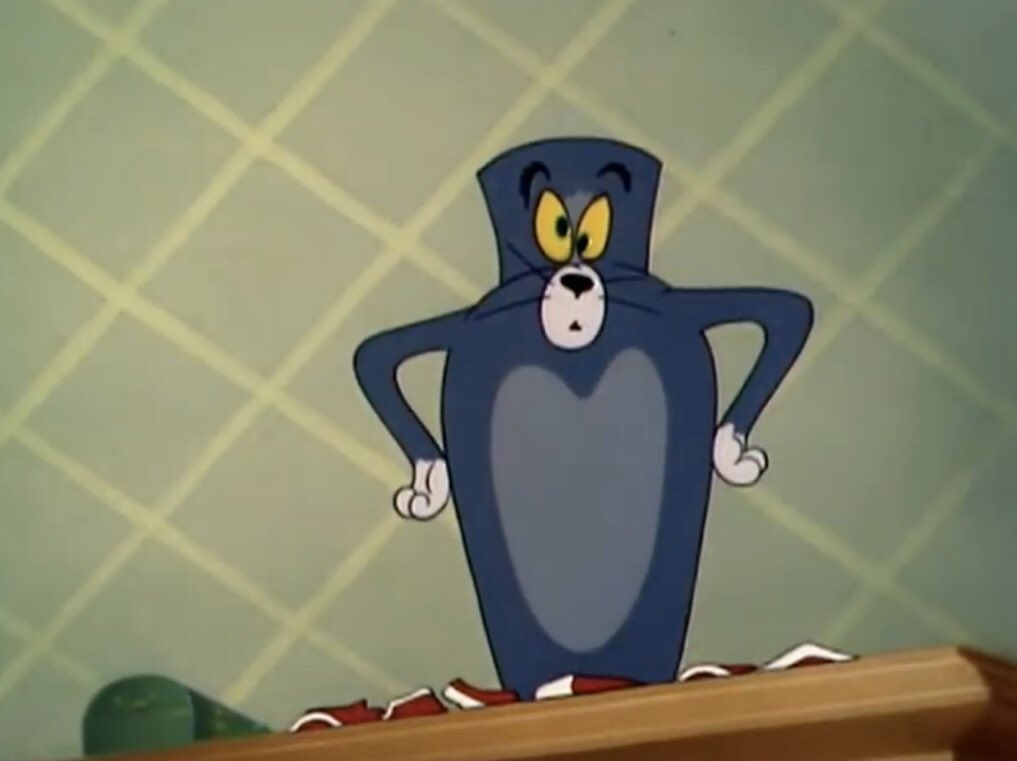 花瓶にはまったトムをつくりました