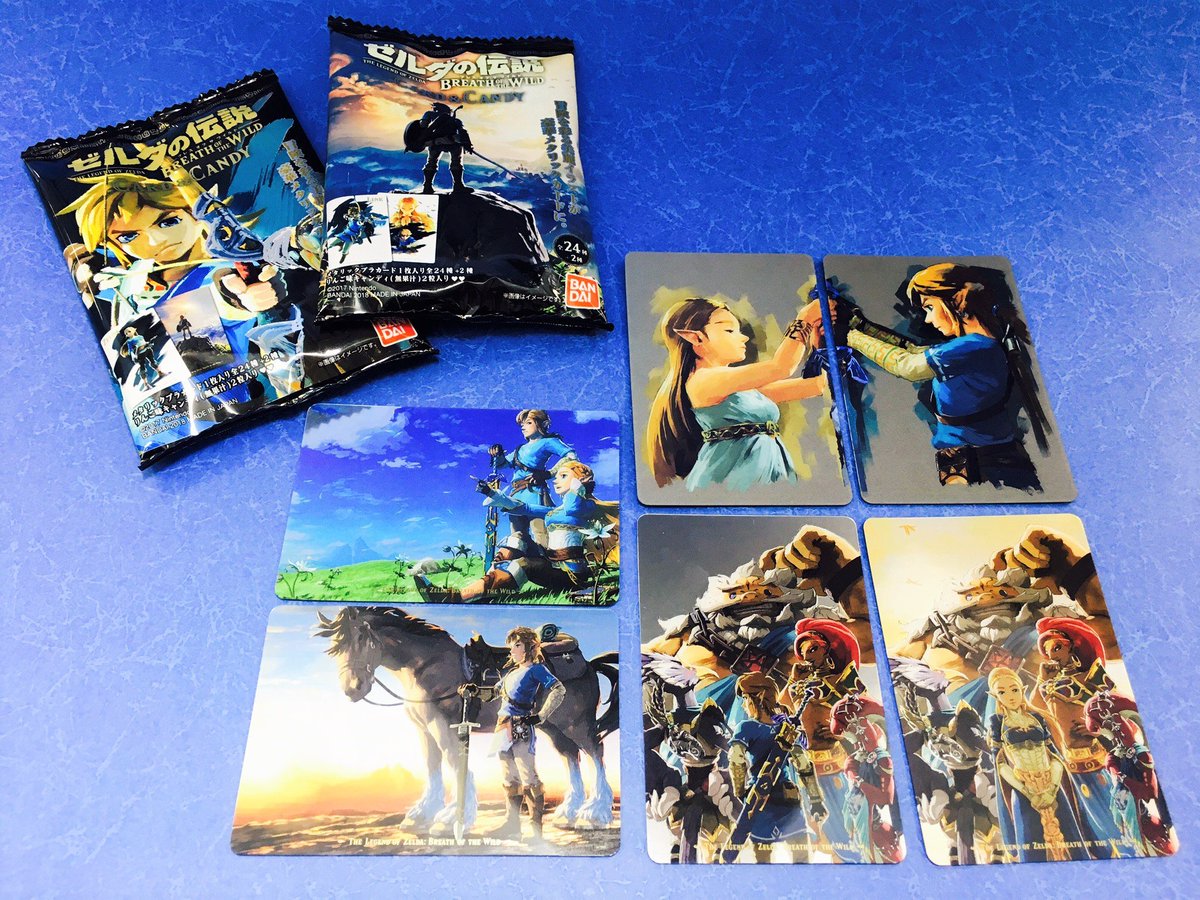 ゼルダの伝説 ブレスオブザワイルド カードキャンディが好評発売中！ 2