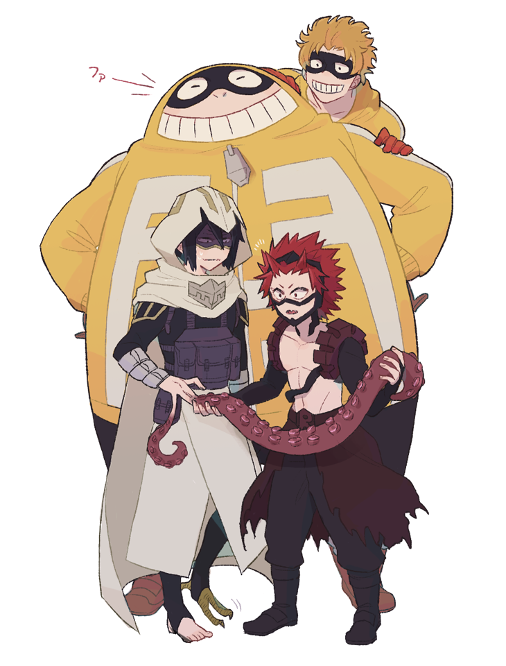 ファットガム事務所〜〜〜〜！！！天喰くんも切島くんも作画カロリーが