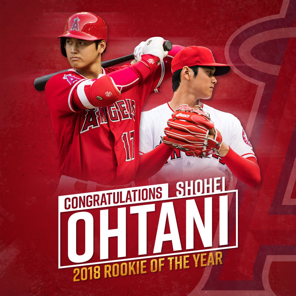 SHOTIME! Congratulations to Shohei Ohtani on winning the American