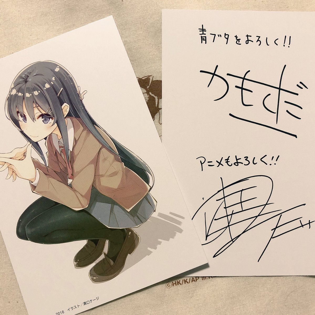 青春ブタ野郎』シリーズの著者・鴨志田 一先生＆イラストレーター