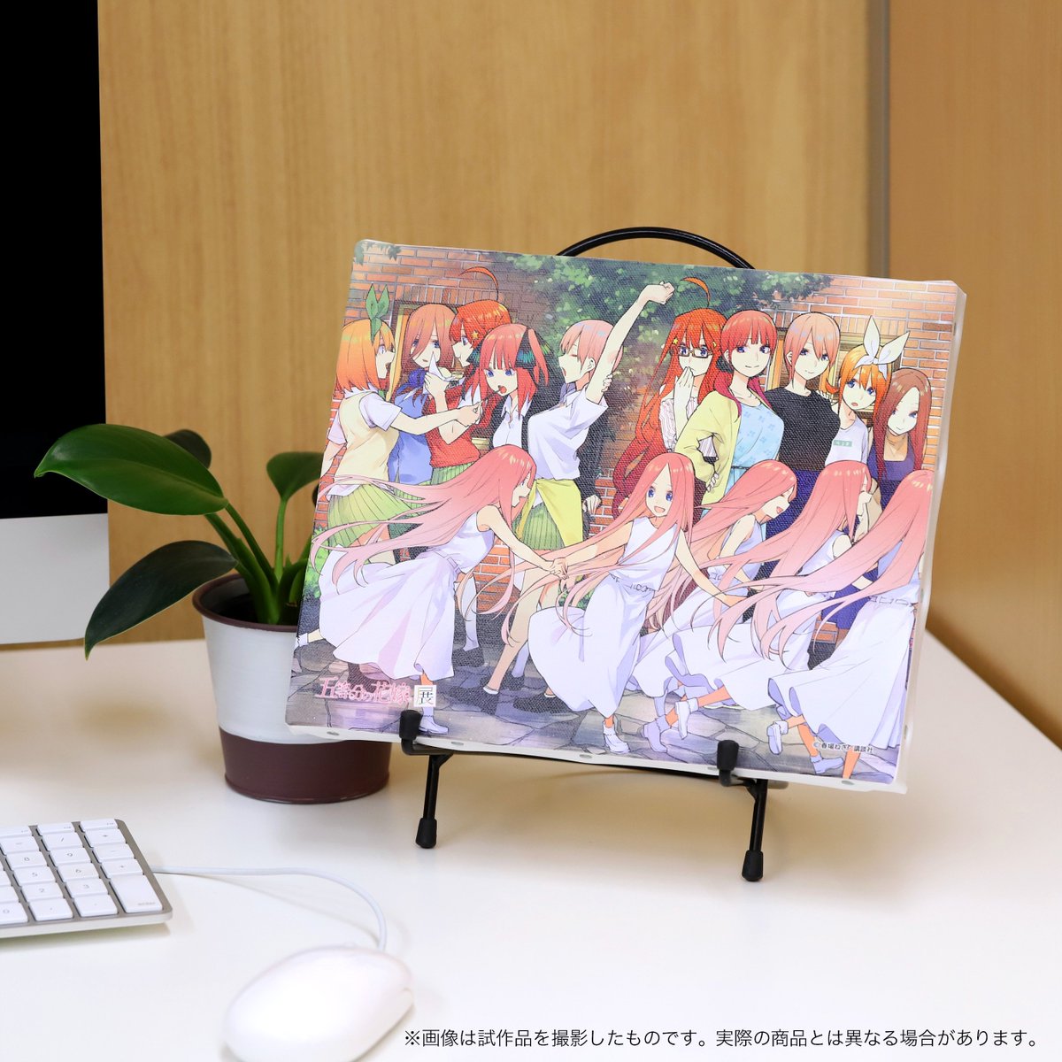 グッズ紹介】 「キャンバスボード」 飾って映える五つ子のカラー