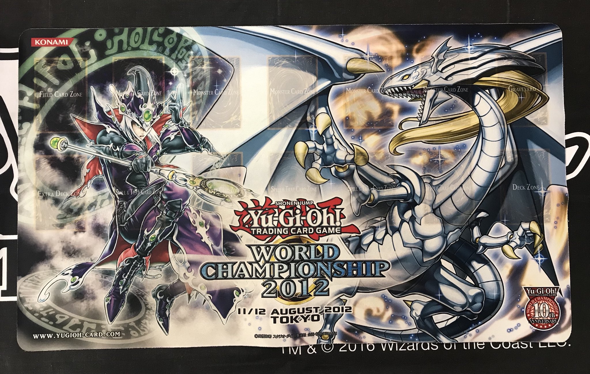 遊戯王 魔導 WCQ 2013 プレイマット 遊戯王 魔導書 WCS 2013 プレイ