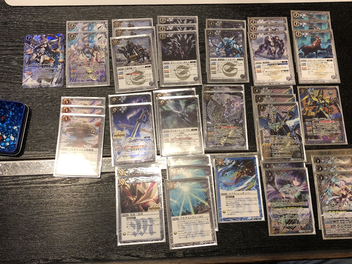 バトスピ非公認大会終了しました 優勝はシャンさん 白機獣デッキ 2位