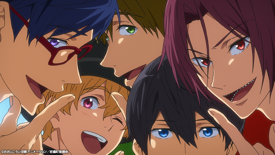 Free!-Dive to the Future-」のED曲「GOLD EVOLUTION」は、引き続き