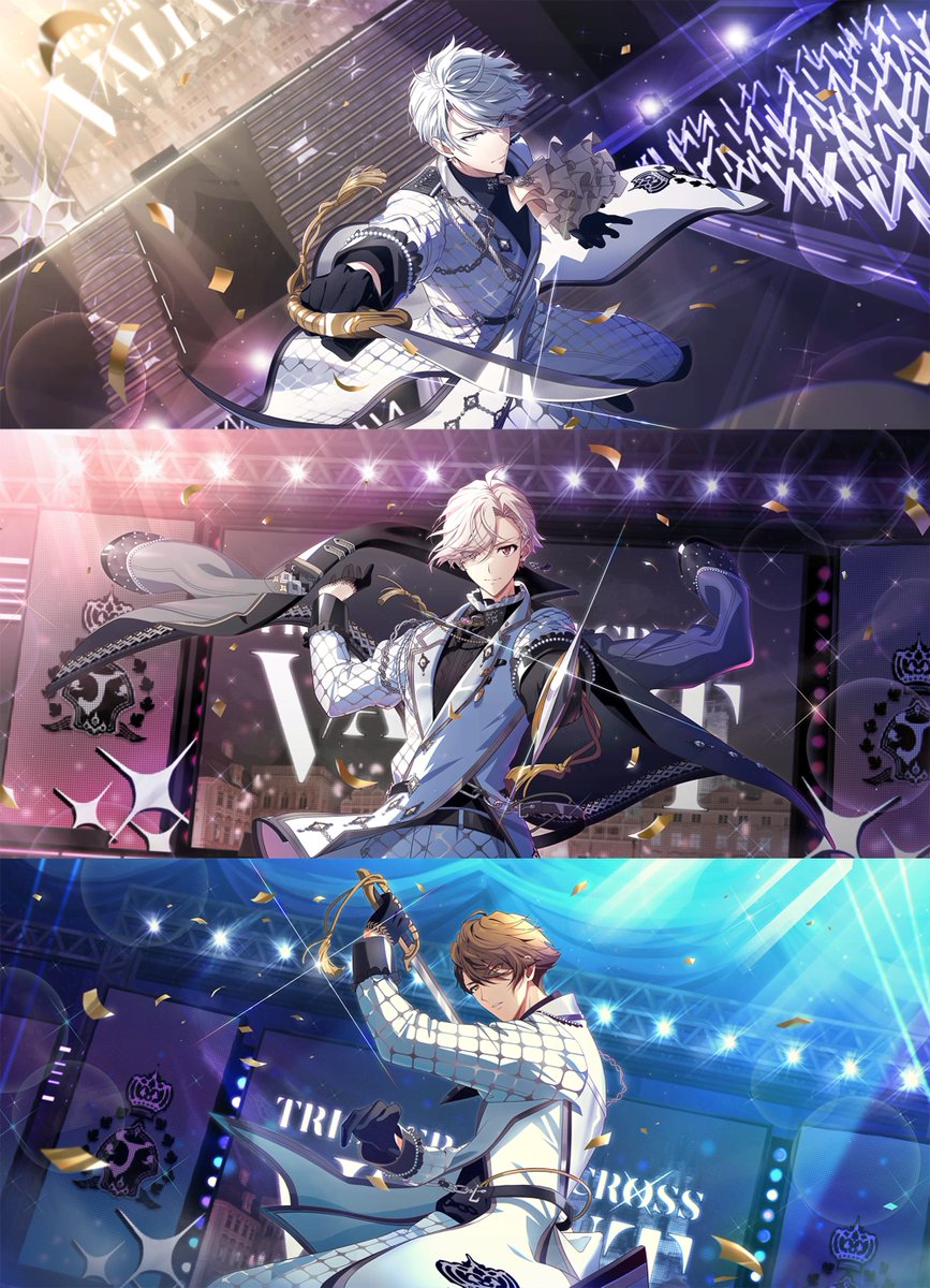 ゲーム情報】SSR[VALIANT]衣装の楽くん、天くん、龍之介くんの3人のUR