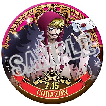 新商品】麦わらストア限定 バースデープレミアム缶バッジ［7.15