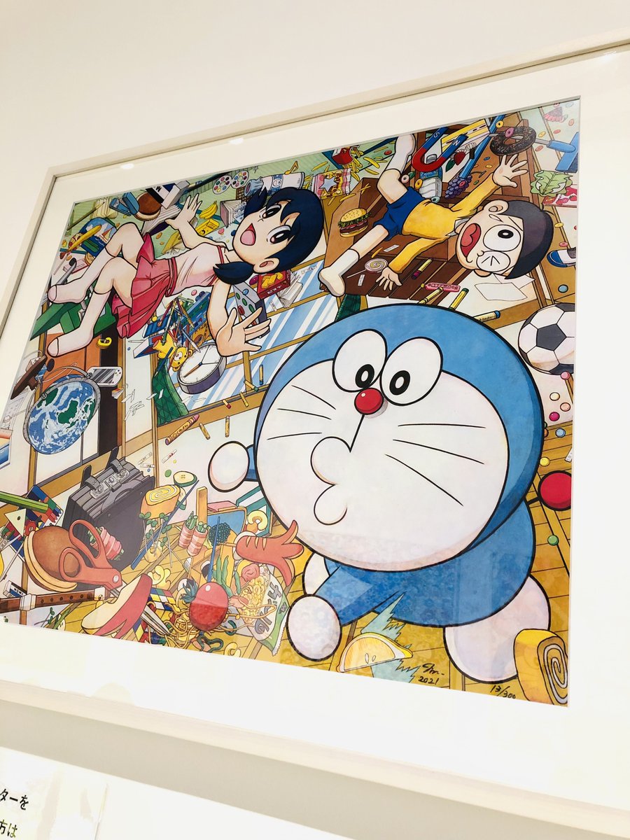 📣ドラえもん展参加アーティストMr.（ミスター）氏の作品《重力ちょう