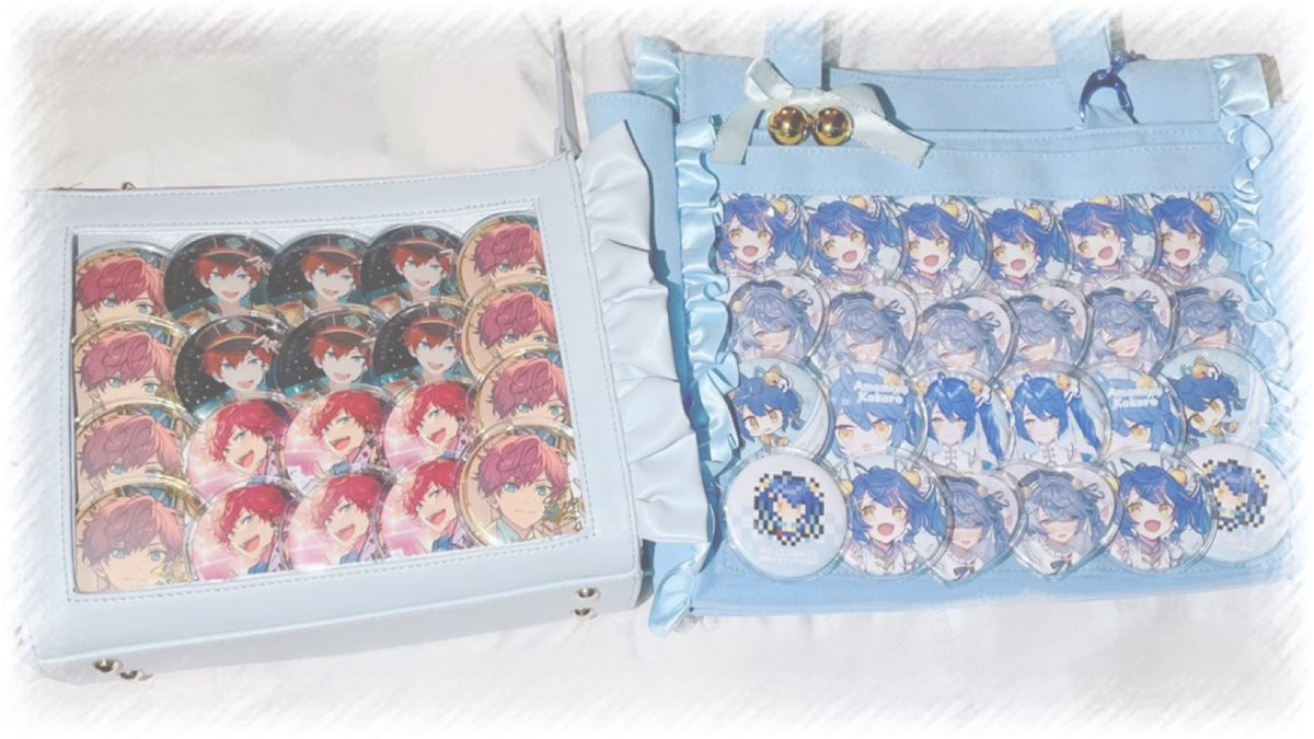 にゃらかの痛バ展覧会 にじさんじの天宮こころちゃん🎐と あんスタの