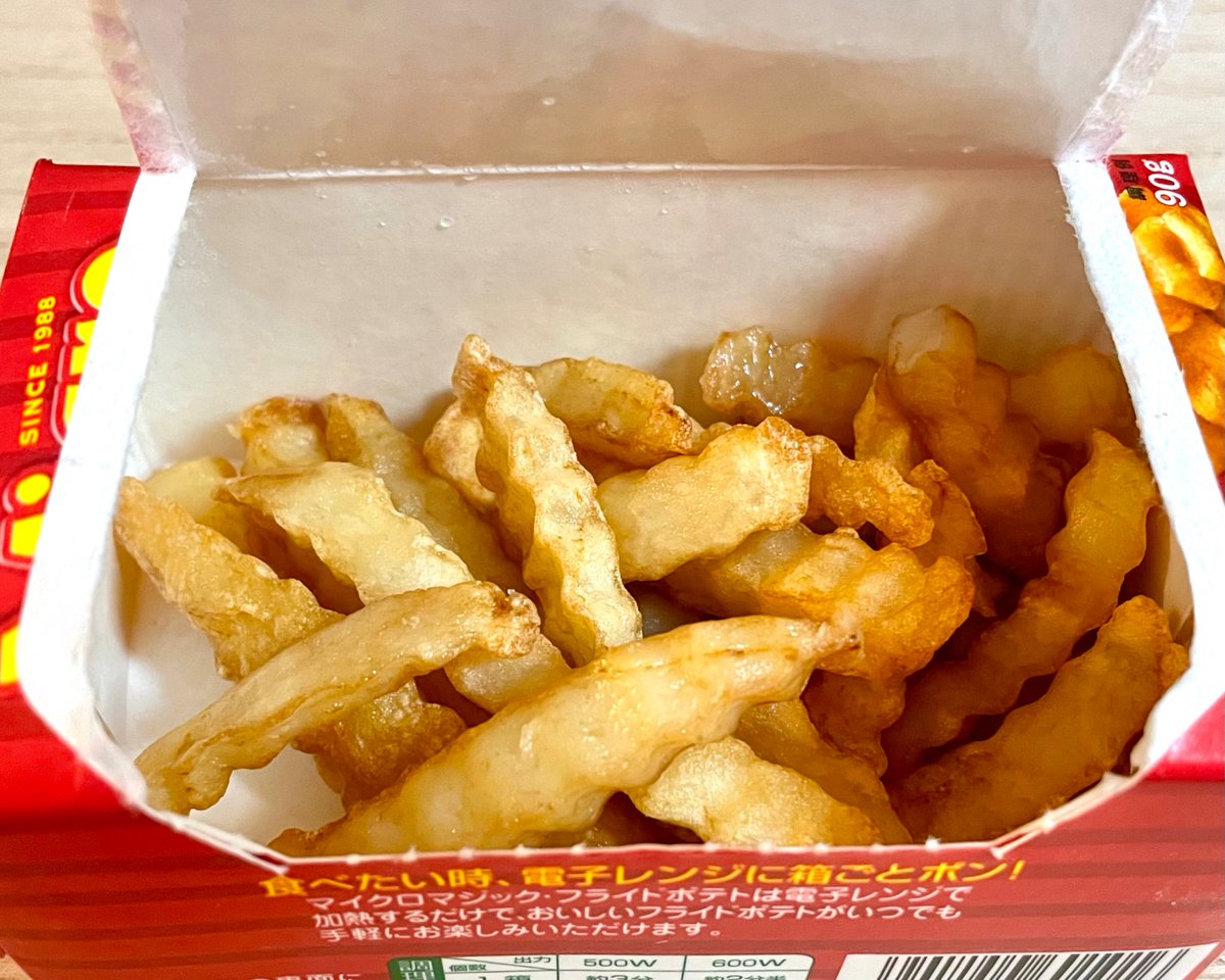 大塚食品 マイクロマジック フライドポテト 90g 106円(税込) ラジオ