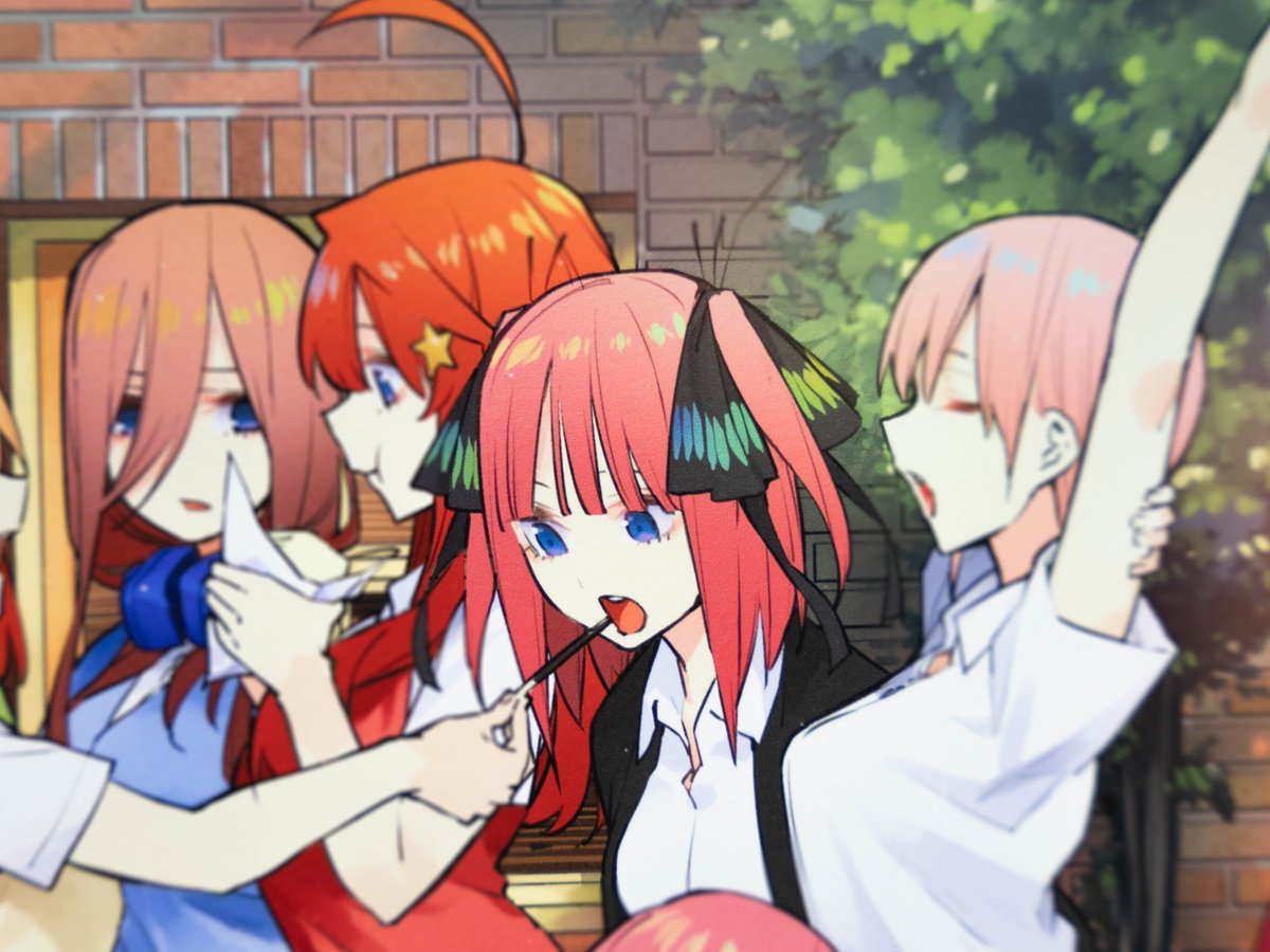 五等分の花嫁 パートナーコレクション】 額装絵紹介🖼 幼少期～大人姿