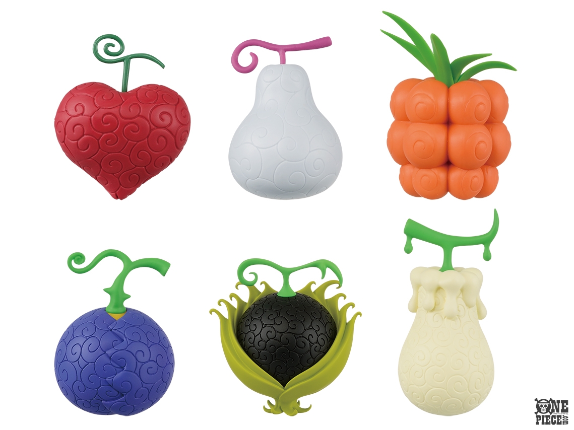 ローが食べた「オペオペの実」をはじめ 悪魔の実6種がフィギュアに