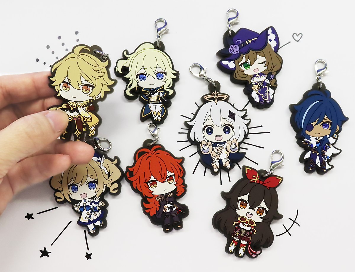 ⭐ #原神 カプセルトイ情報⭐ 「原神」からカプセルラバーストラップ