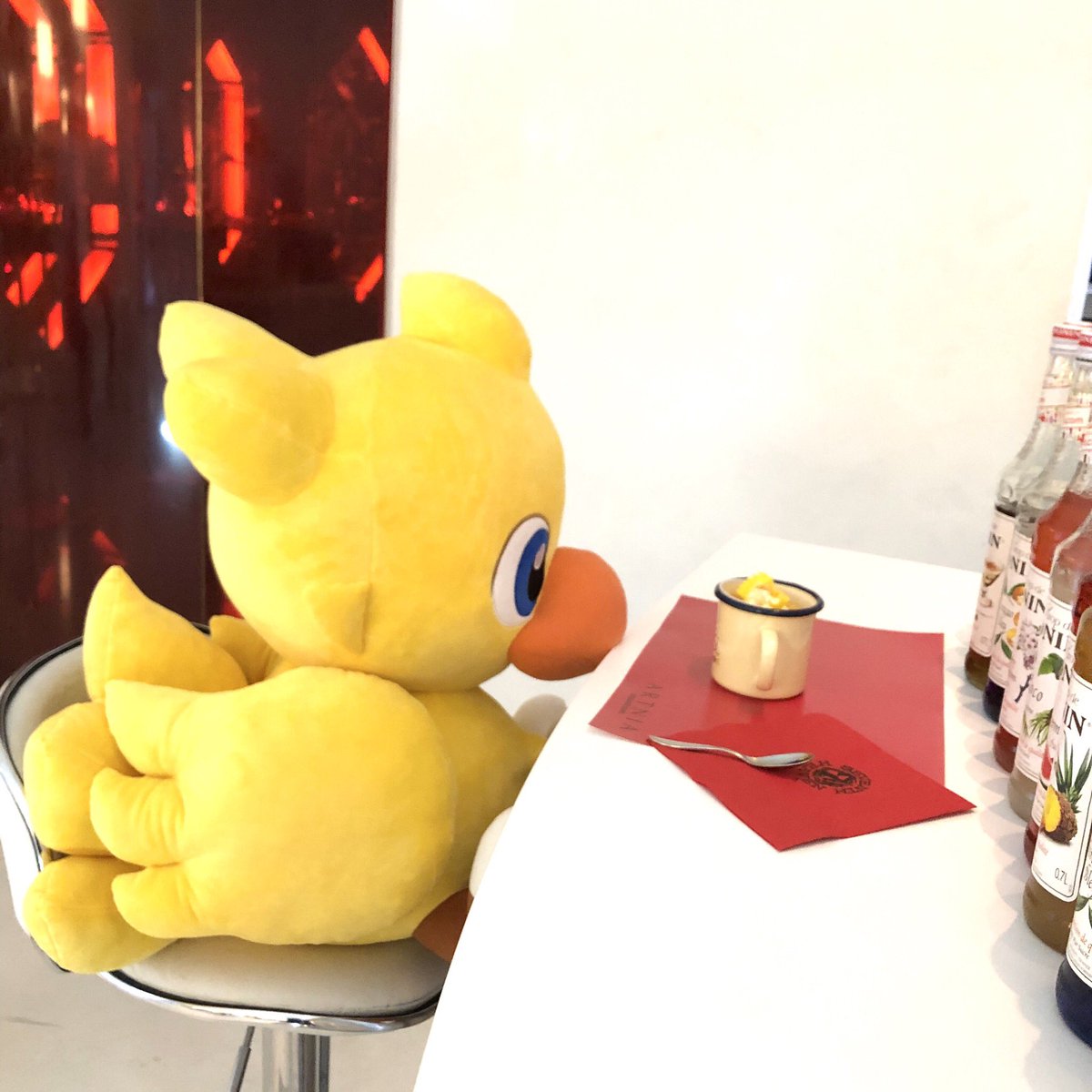 FFジャンボぬいぐるみ チョコボ】 ジャンボサイズのぬいぐるみが