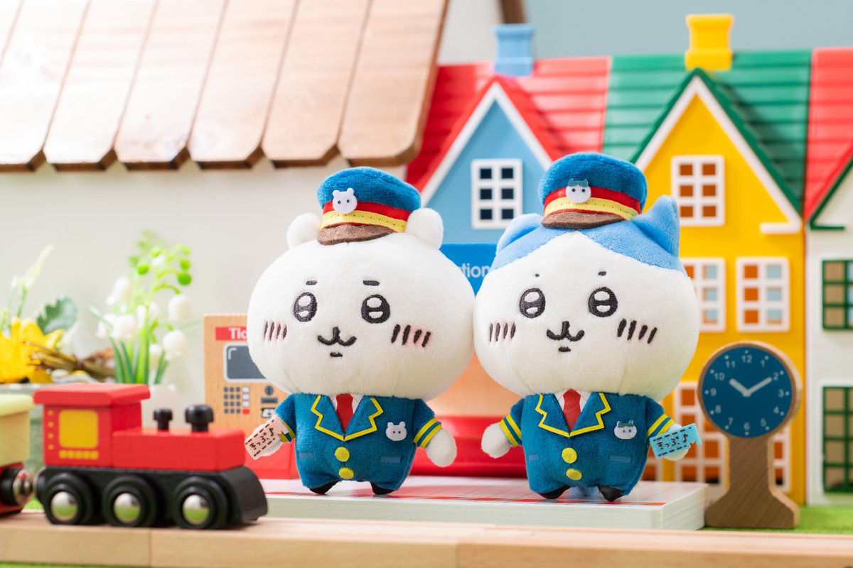 🌱新商品🌱 『駅員さんなマスコット』 （#ちいかわ／#ハチワレ） 各