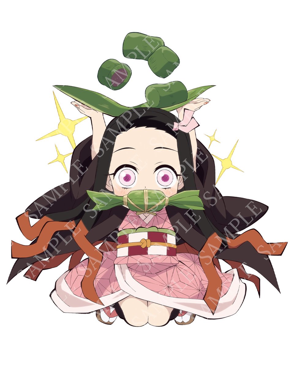 スタンディPOP原画版 鬼滅の刃 竈門禰豆子 ダイニング　書き下ろしイラスト