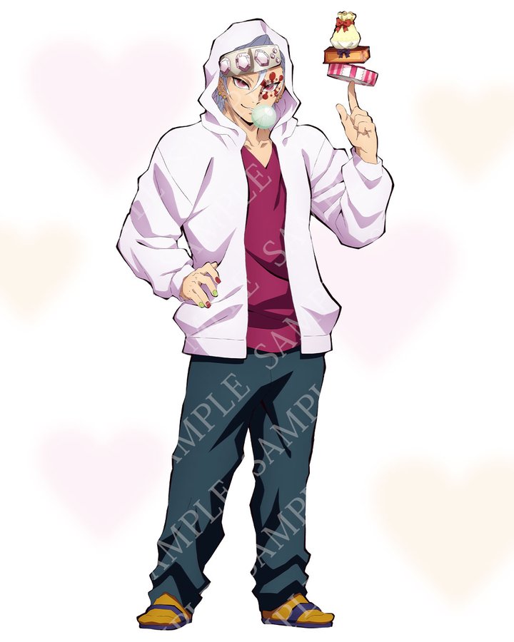 大量にチョコを貰う煉獄先生&宇髄先生💗🍫 「鬼滅の刃」キメツ学園