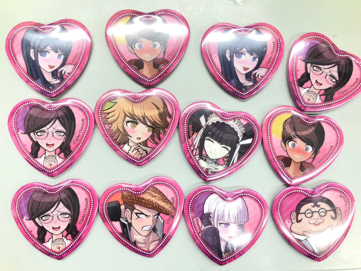 スーパーダンガンロンパ2 狛枝凪斗 ハート型アクリルバッジ 未開封