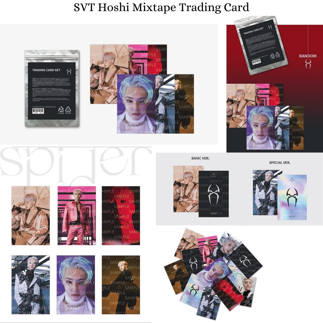 SEVENTEEN Hoshi Mixtape 'Spider' Official Merch